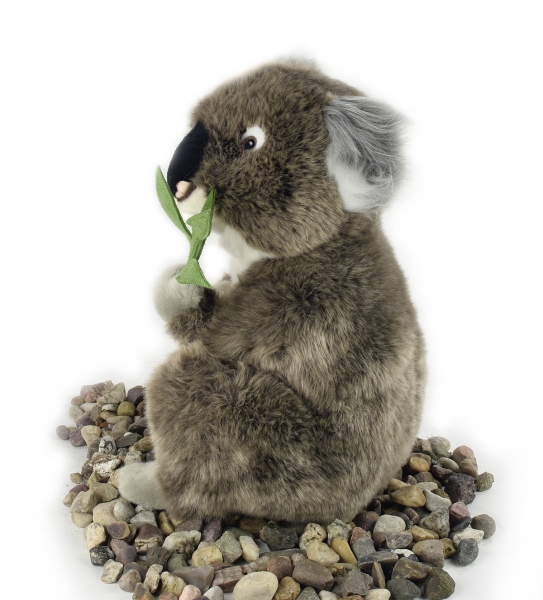 Koala mit Blatt 32 cm